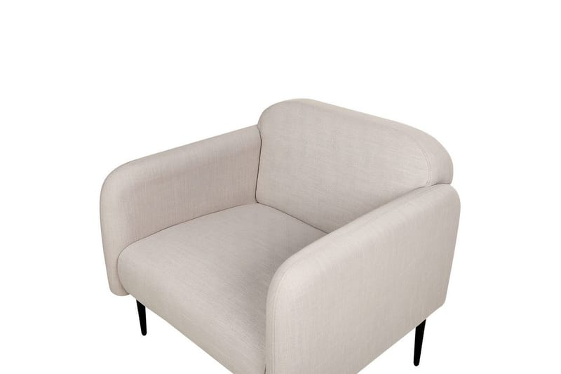 Fåtölj Stouby - Taupe, svart - Möbler - Stolar & fåtöljer - Fåtölj