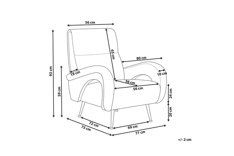 Fåtölj Svalov - Beige - Möbler - Stolar & fåtöljer - Fåtölj