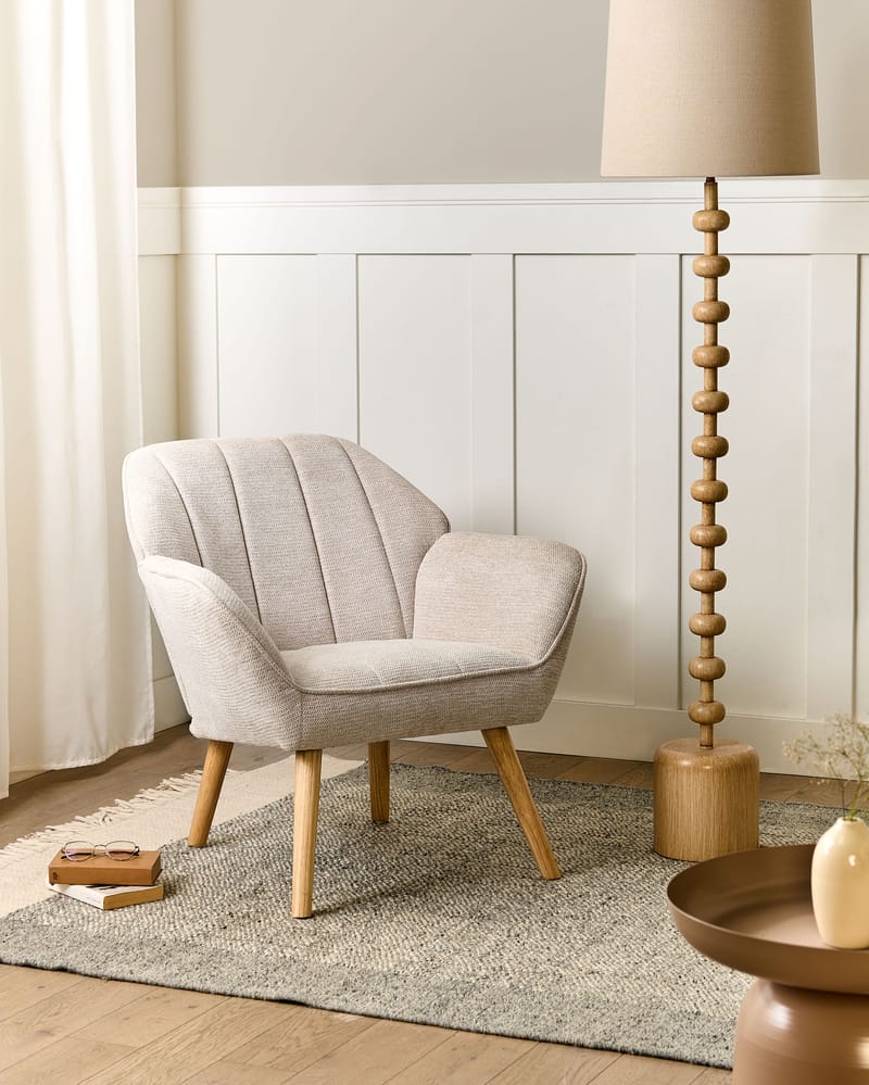 Fåtölj Torud - Ljusbeige - Möbler - Stolar & fåtöljer - Fåtölj