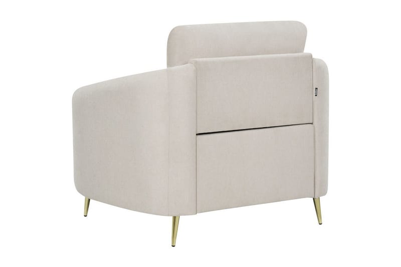 Fåtölj Trosa - Beige, guld - Möbler - Stolar & fåtöljer - Fåtölj