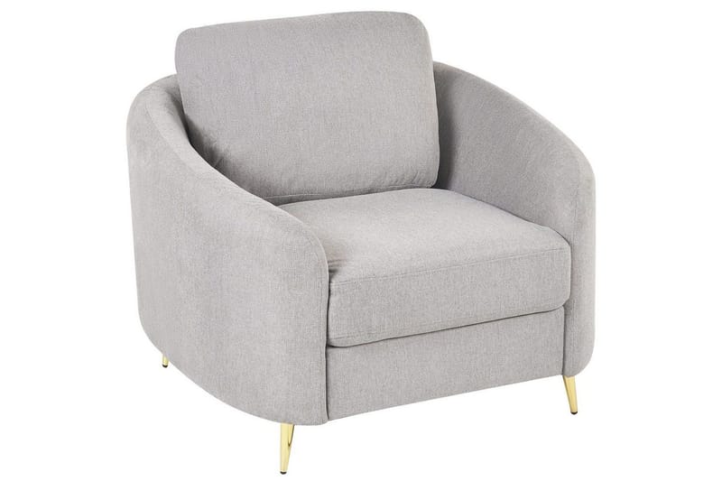 Fåtölj Trosa, Grå, guld