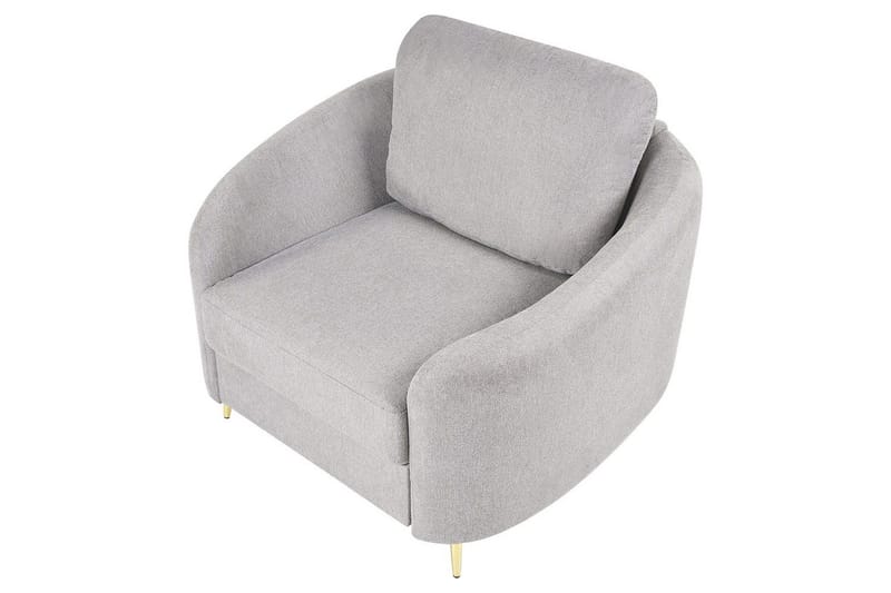 Fåtölj Trosa - Grå, guld - Möbler - Stolar & fåtöljer - Fåtölj