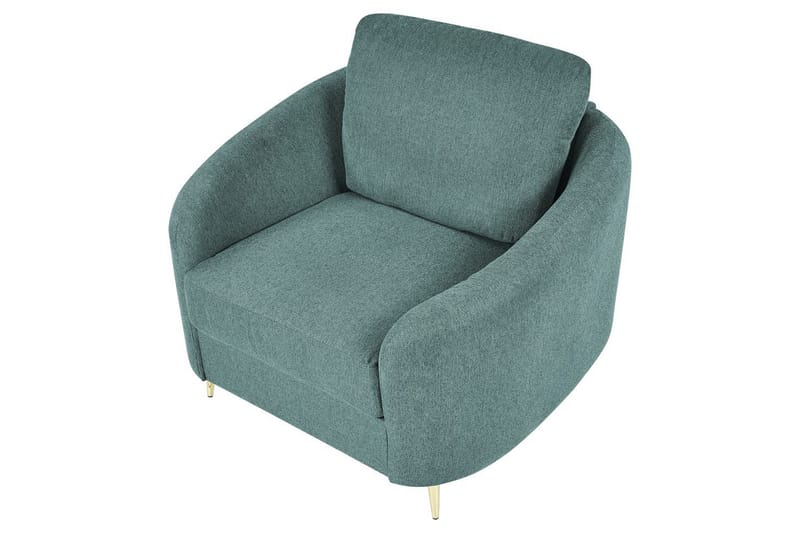 Fåtölj Trosa - Grönt, guld - Möbler - Stolar & fåtöljer - Fåtölj