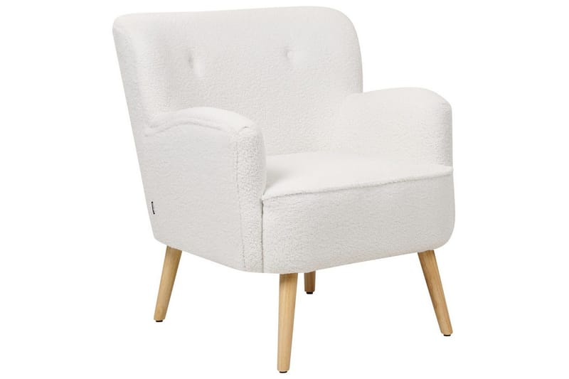 Fåtölj Tumba - Vit, Svart - Möbler - Stolar & fåtöljer - Fåtölj