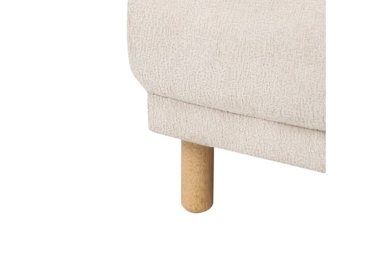 Fåtölj Tuve - Beige, ljust trä/Bouclé - Möbler - Stolar & fåtöljer - Fåtölj