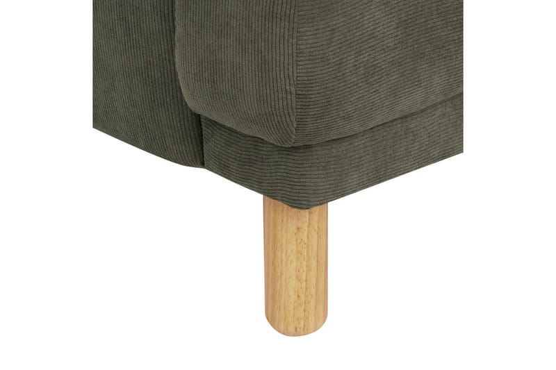 Fåtölj Tuve - Grönt, ljust trä/Manchestertyg - Möbler - Stolar & fåtöljer - Fåtölj