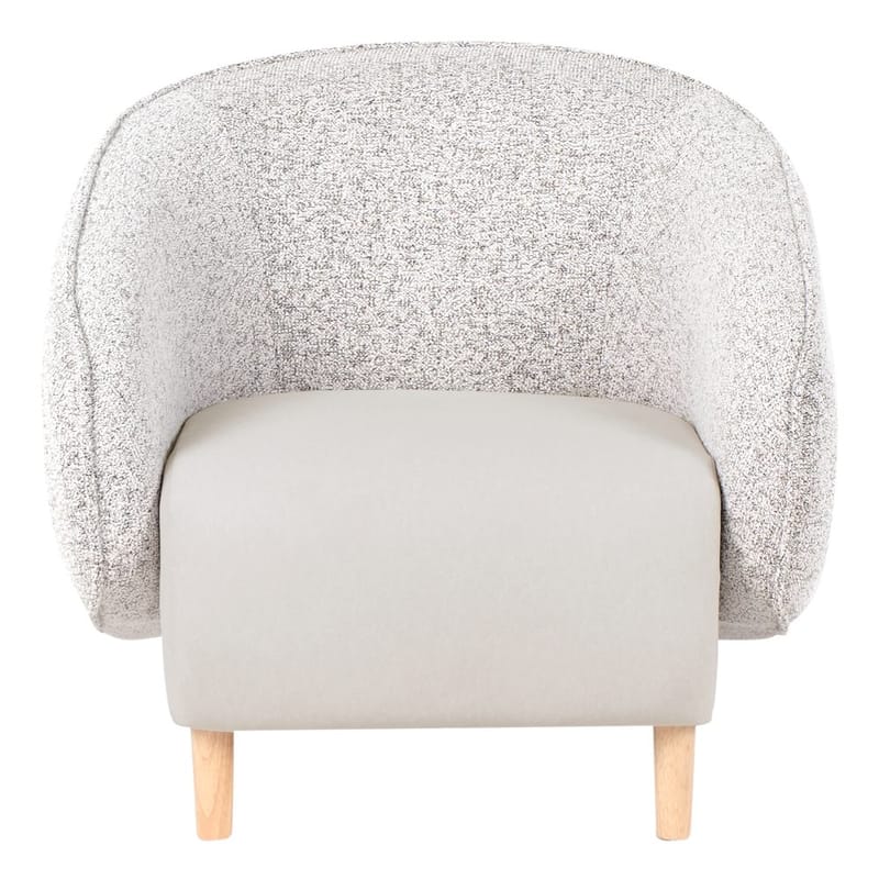 Fåtölj Umea - Beige, ljust trä - Möbler - Stolar & fåtöljer - Fåtölj