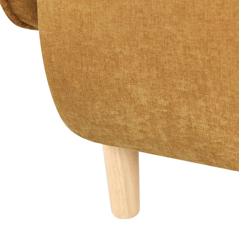 Fåtölj Umea - Gult, ljust trä - Möbler - Stolar & fåtöljer - Fåtölj