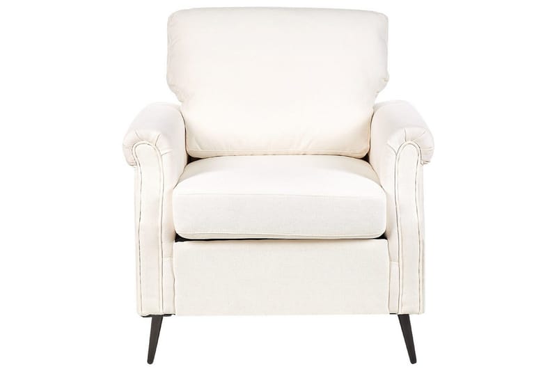 Fåtölj Vietas - Vit, ljust trä - Möbler - Stolar & fåtöljer - Fåtölj