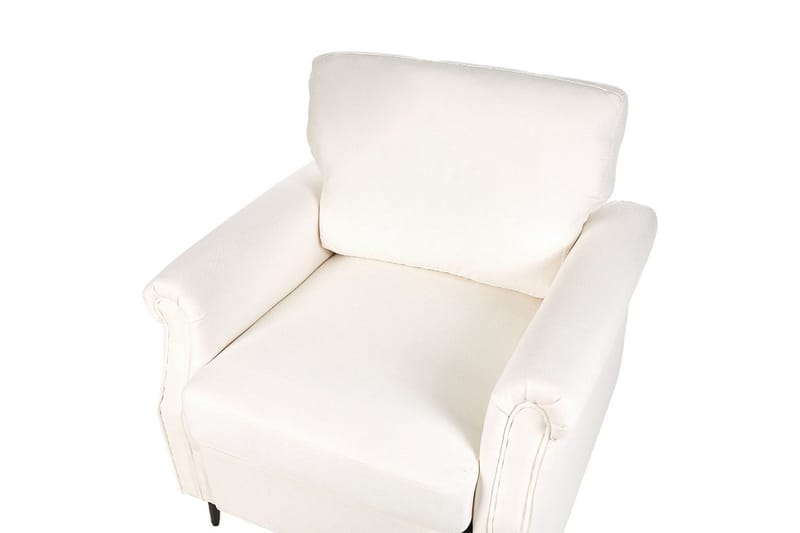 Fåtölj Vietas - Vit, ljust trä - Möbler - Stolar & fåtöljer - Fåtölj