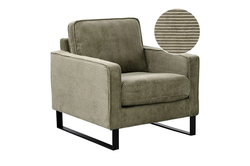 Fåtölj Vind, Grå, svart