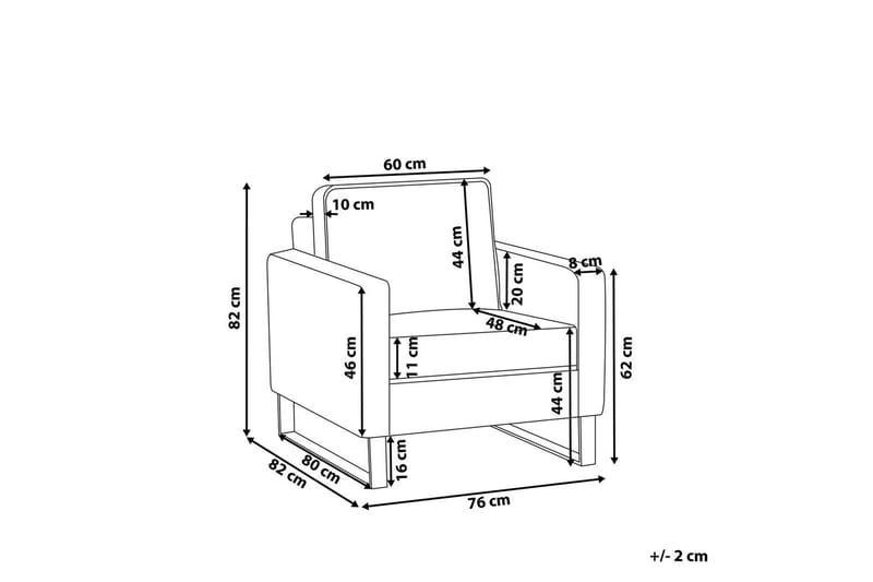 Fåtölj Vind - Grå, svart - Möbler - Stolar & fåtöljer - Fåtölj