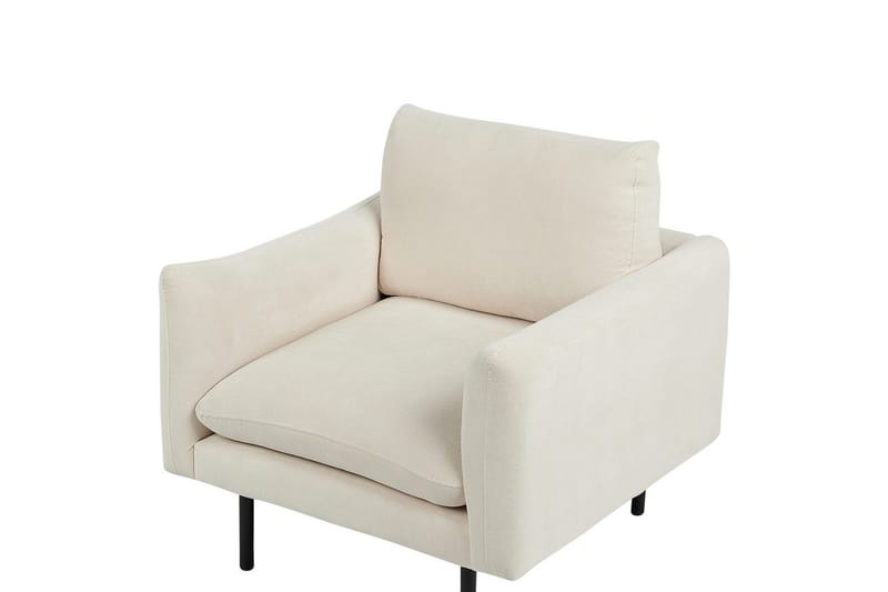 Fåtölj Vinterbro - Beige, svart/Polyester - Möbler - Stolar & fåtöljer - Fåtölj