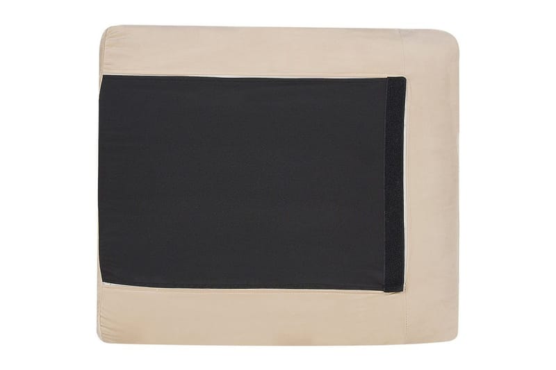 Fåtölj Vinterbro - Beige, svart/Sammet - Möbler - Stolar & fåtöljer - Fåtölj