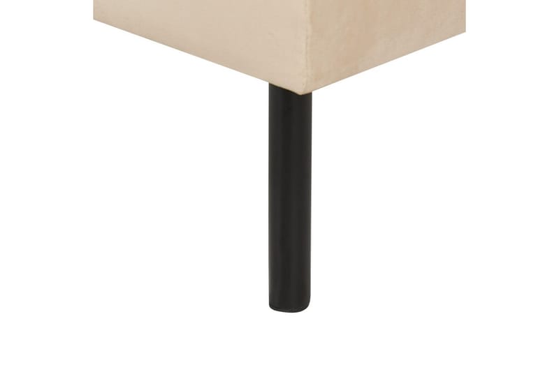 Fåtölj Vinterbro - Beige, svart/Sammet - Möbler - Stolar & fåtöljer - Fåtölj