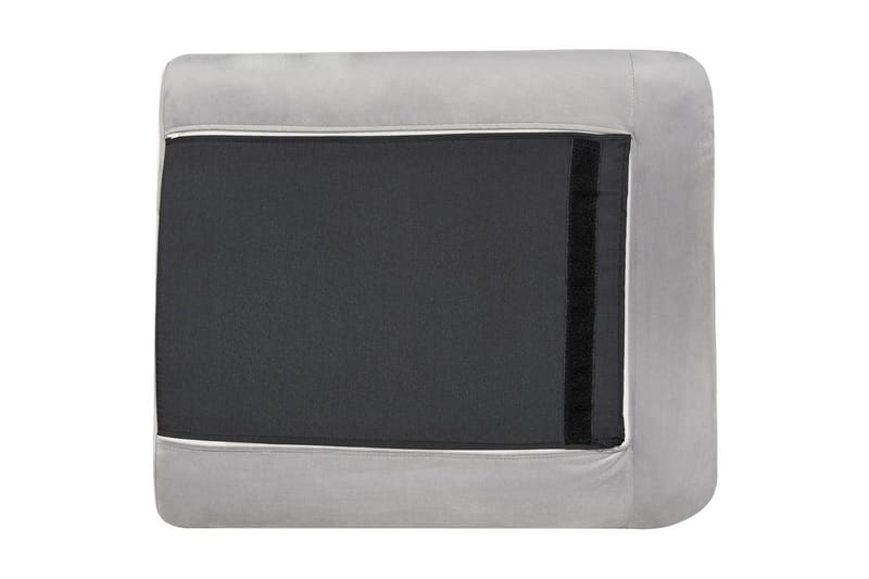 Fåtölj Vinterbro - Grå, svart/Sammet - Möbler - Stolar & fåtöljer - Fåtölj