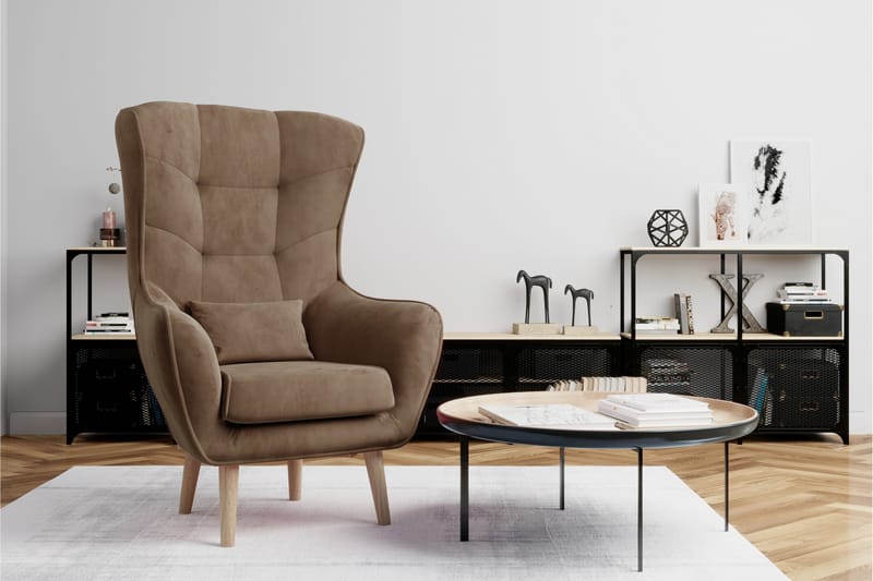 Arti Öronlappsfåtölj - Beige - Möbler - Stolar & fåtöljer - Fåtölj - Öronlappsfåtölj