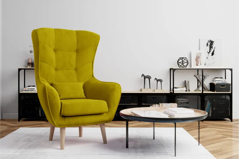 Arti Öronlappsfåtölj - Grön - Möbler - Stolar & fåtöljer - Fåtölj - Öronlappsfåtölj