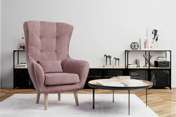 Arti Öronlappsfåtölj - Rosa - Möbler - Stolar & fåtöljer - Fåtölj - Öronlappsfåtölj