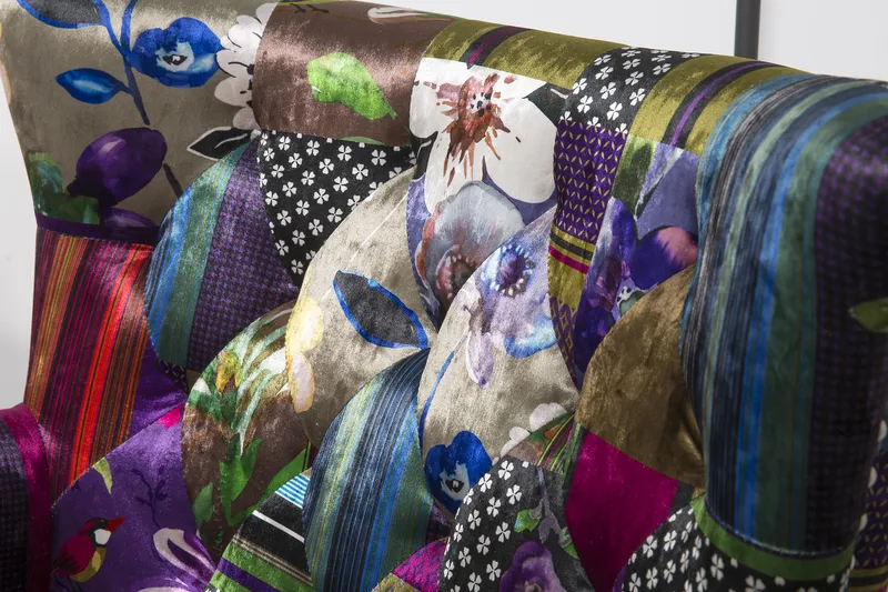 London Öronlappsfåtölj - Tyg mönstrat - Möbler - Stolar & fåtöljer - Fåtölj - Öronlappsfåtölj