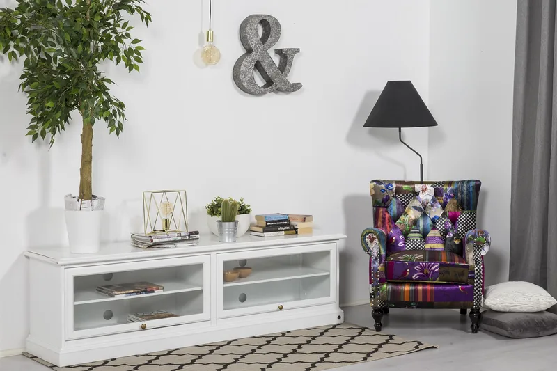 London Öronlappsfåtölj - Tyg mönstrat - Möbler - Stolar & fåtöljer - Fåtölj - Öronlappsfåtölj