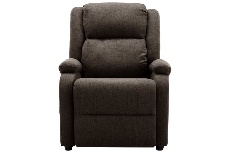 Öronlappsfåtölj recliner mörkbrun tyg - Mörkbrun - Möbler - Stolar & fåtöljer - Fåtölj - Biofåtölj & reclinerfåtölj