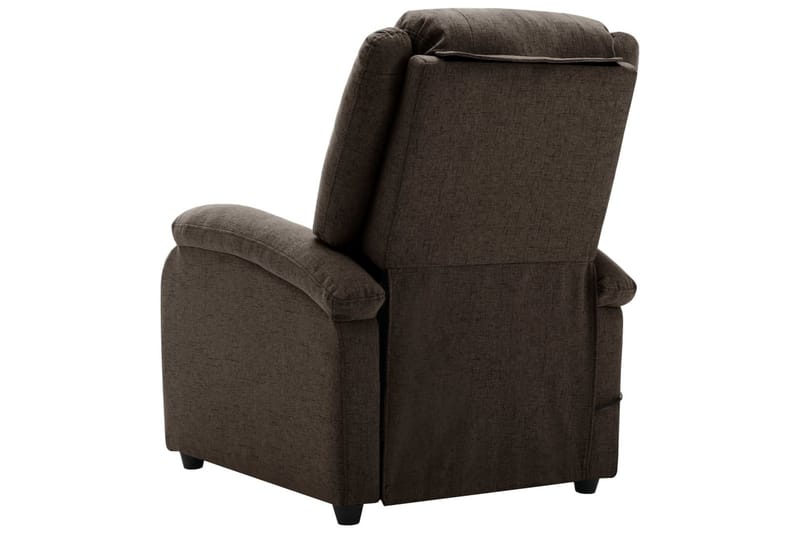Öronlappsfåtölj recliner mörkbrun tyg - Mörkbrun - Möbler - Stolar & fåtöljer - Fåtölj - Biofåtölj & reclinerfåtölj