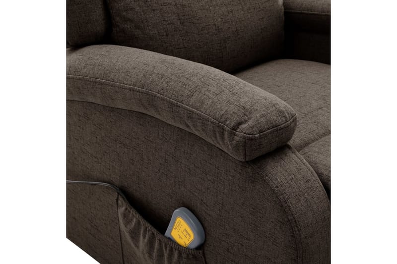 Öronlappsfåtölj recliner mörkbrun tyg - Mörkbrun - Möbler - Stolar & fåtöljer - Fåtölj - Biofåtölj & reclinerfåtölj