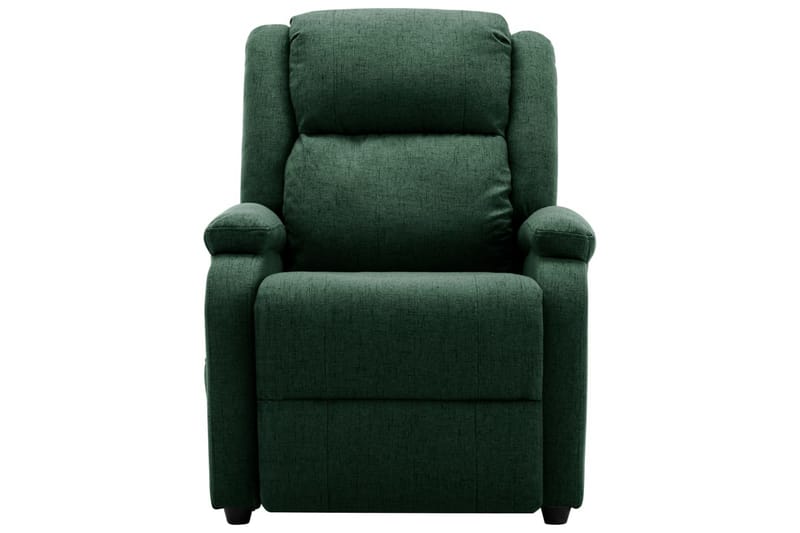Öronlappsfåtölj recliner mörkgrön tyg - Mörkgrön - Möbler - Stolar & fåtöljer - Fåtölj - Öronlappsfåtölj