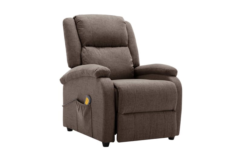 Öronlappsfåtölj recliner taupe tyg - Taupe - Möbler - Stolar & fåtöljer - Fåtölj - Biofåtölj & reclinerfåtölj