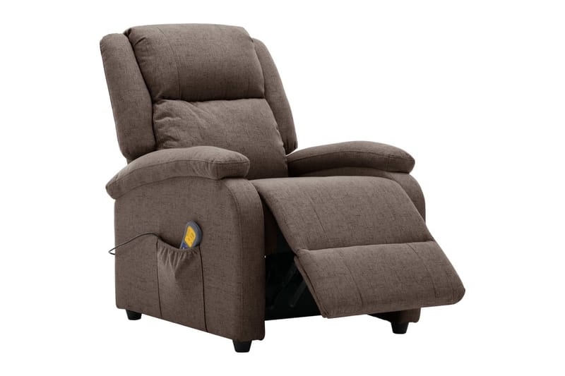Öronlappsfåtölj recliner taupe tyg - Taupe - Möbler - Stolar & fåtöljer - Fåtölj - Biofåtölj & reclinerfåtölj