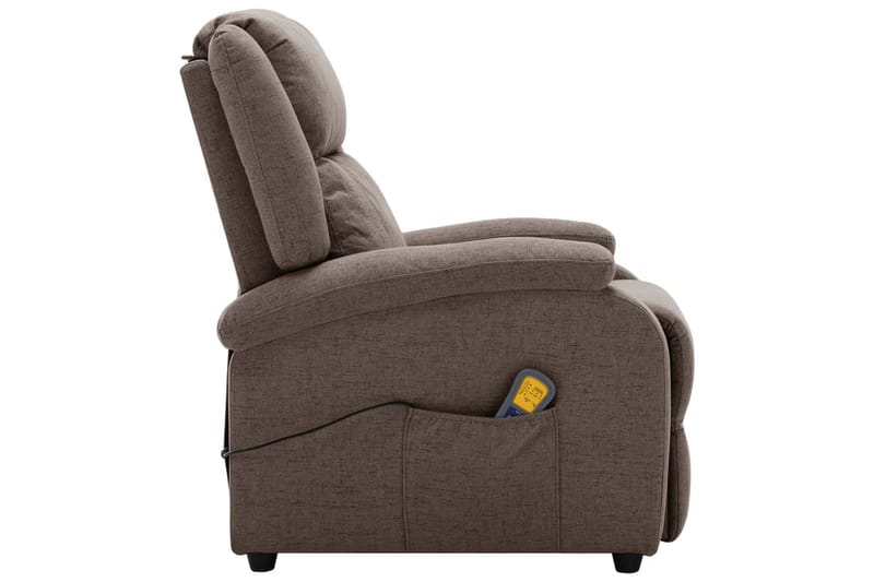 Öronlappsfåtölj recliner taupe tyg - Taupe - Möbler - Stolar & fåtöljer - Fåtölj - Biofåtölj & reclinerfåtölj