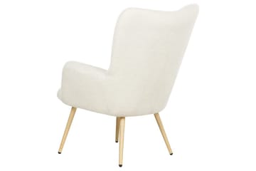 Öronlappsfåtölj Vejle - Beige, svart - Möbler - Stolar & fåtöljer - Fåtölj - Öronlappsfåtölj