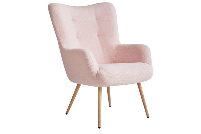 Öronlappsfåtölj Vejle - Beige, vit - Möbler - Stolar & fåtöljer - Fåtölj - Öronlappsfåtölj