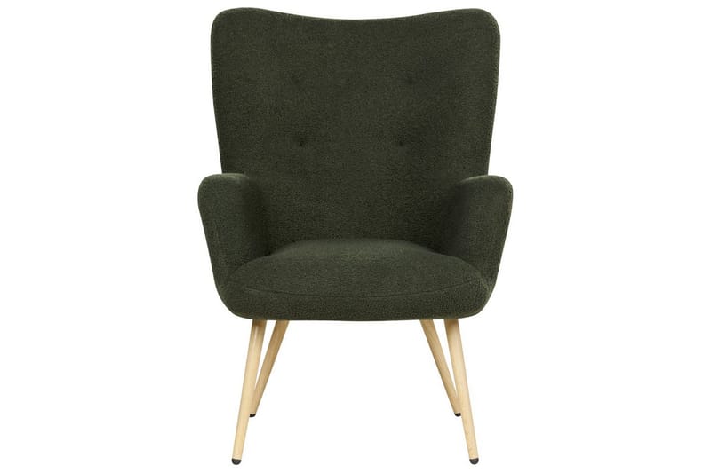 Öronlappsfåtölj Vejle - Vit, Svart - Möbler - Stolar & fåtöljer - Fåtölj - Öronlappsfåtölj