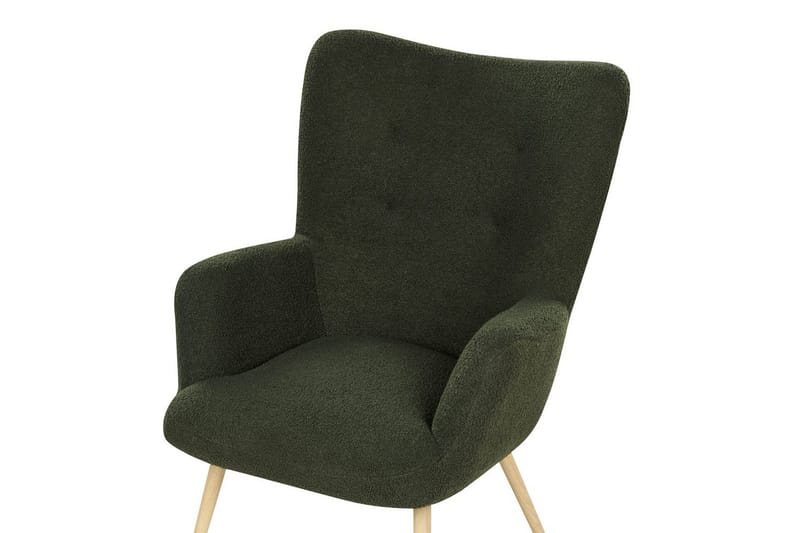 Öronlappsfåtölj Vejle - Vit, Svart - Möbler - Stolar & fåtöljer - Fåtölj - Öronlappsfåtölj