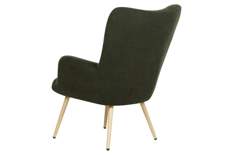 Öronlappsfåtölj Vejle - Vit, Svart - Möbler - Stolar & fåtöljer - Fåtölj - Öronlappsfåtölj