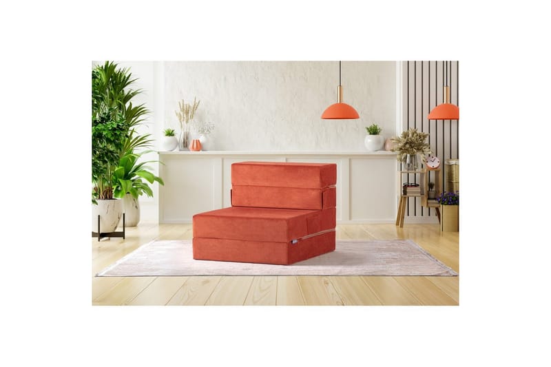 1-sits bäddsoffa Maroubridge Apelsin - Apelsin - Möbler - Stolar & fåtöljer - Fåtölj - Bäddfåtölj