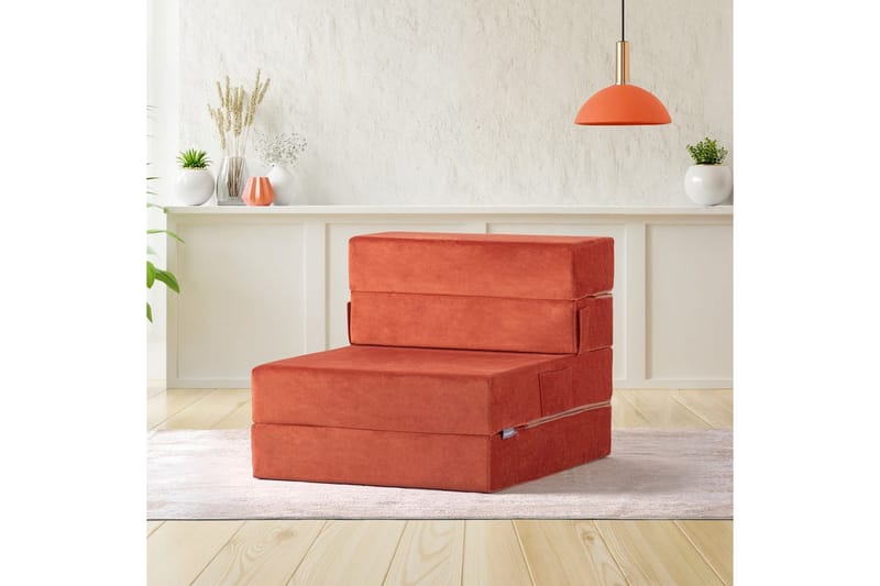 1-sits bäddsoffa Maroubridge Apelsin - Apelsin - Möbler - Stolar & fåtöljer - Fåtölj - Bäddfåtölj