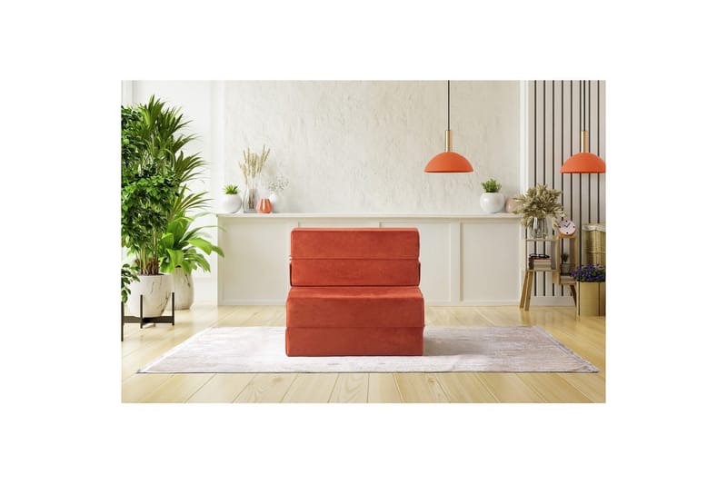 1-sits bäddsoffa Maroubridge Apelsin - Apelsin - Möbler - Stolar & fåtöljer - Fåtölj - Bäddfåtölj