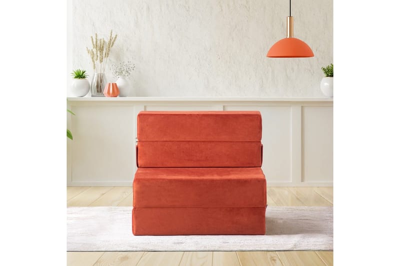 1-sits bäddsoffa Maroubridge Apelsin - Apelsin - Möbler - Stolar & fåtöljer - Fåtölj - Bäddfåtölj