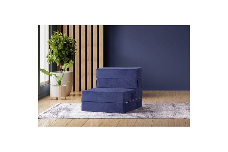 1-sits bäddsoffa Maroubridge Blå - Blå - Möbler - Stolar & fåtöljer - Fåtölj - Bäddfåtölj