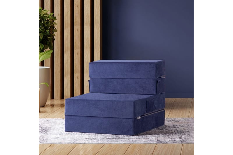 1-sits bäddsoffa Maroubridge Blå - Blå - Möbler - Stolar & fåtöljer - Fåtölj - Bäddfåtölj