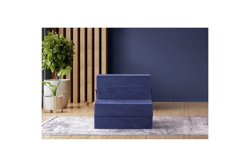 1-sits bäddsoffa Maroubridge Blå - Blå - Möbler - Stolar & fåtöljer - Fåtölj - Bäddfåtölj