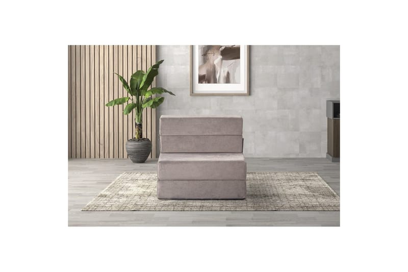 1-sits bäddsoffa Maroubridge Ljusgrå - Ljusgrå - Möbler - Stolar & fåtöljer - Fåtölj - Bäddfåtölj