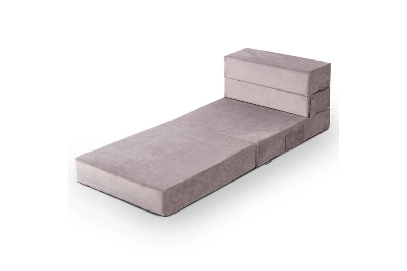 1-sits bäddsoffa Maroubridge Ljusgrå - Ljusgrå - Möbler - Stolar & fåtöljer - Fåtölj - Bäddfåtölj