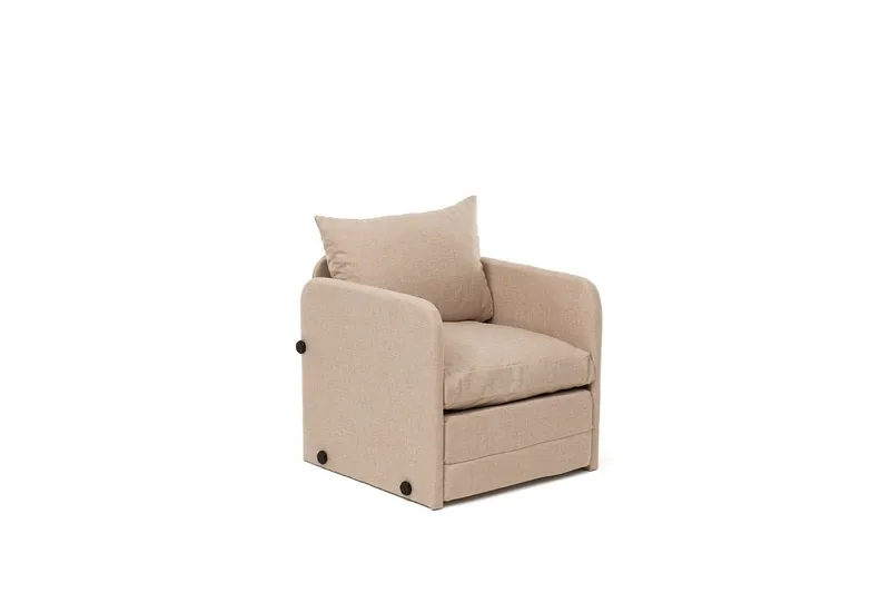 1-sits bäddsoffa Rubby Beige - Beige - Möbler - Stolar & fåtöljer - Fåtölj - Bäddfåtölj