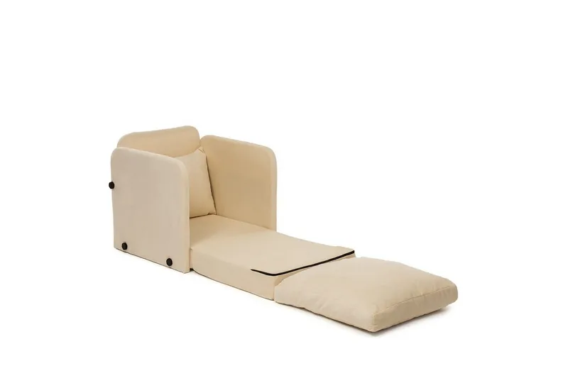 1-sits bäddsoffa Rubby Grädde - Grädde - Möbler - Stolar & fåtöljer - Fåtölj - Bäddfåtölj