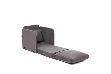 1-sits bäddsoffa Rubby Grå - Grå - Möbler - Stolar & fåtöljer - Fåtölj - Bäddfåtölj