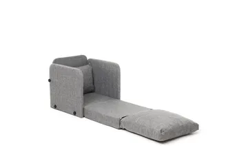 1-sits bäddsoffa Rubby Ljusgrå - Ljusgrå - Möbler - Stolar & fåtöljer - Fåtölj - Bäddfåtölj